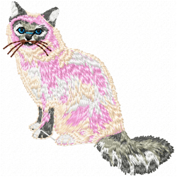 Cats Embroidery Design 8 Cats Embroidery Design 8